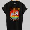led zeppelin us tour 1975 t-shirt