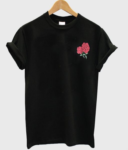 rose pocket t-shirt