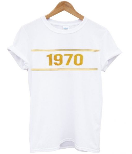 1970 yellow t-shirt