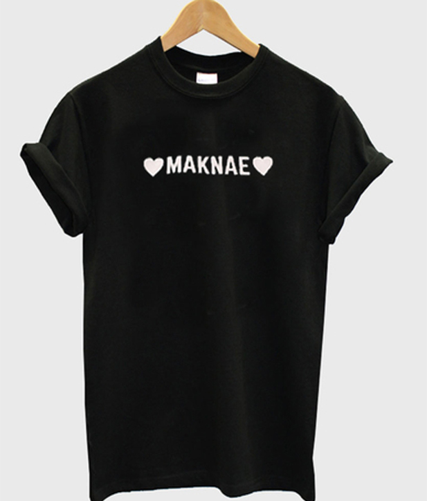 t shirt with a heart with eyes
