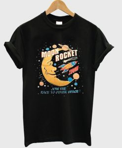 moon rocket t-shirt