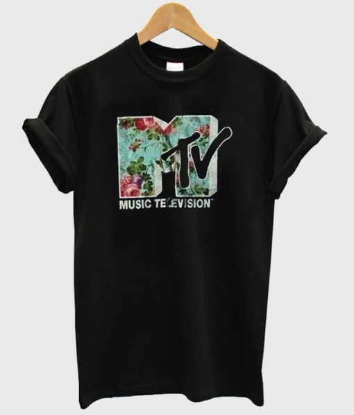 mtv flower T shirt