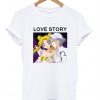 love story sailormoon t-shirt