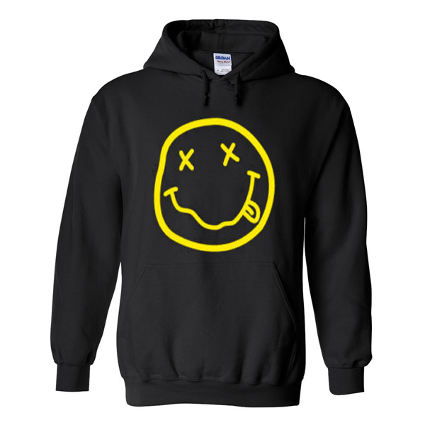 nirvana smiley hoodie