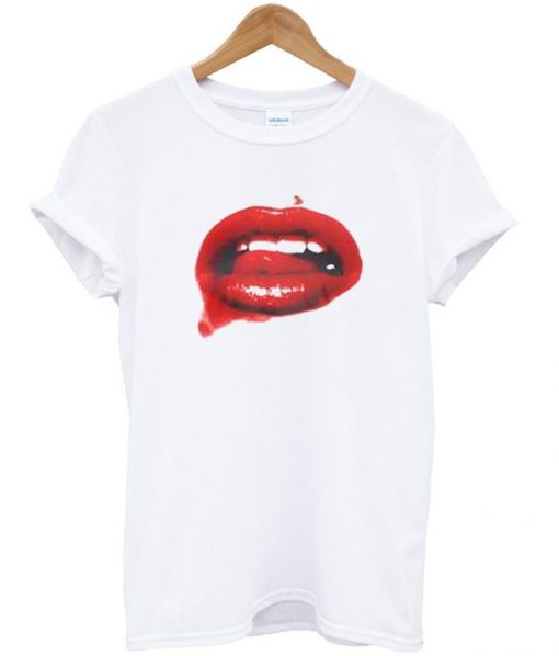 sexy red lips t-shirt