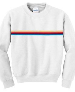 stripped rainbow sweatshirt