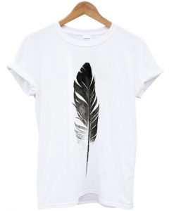 trinitas feather t-shirt