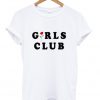 girls club flower t-shirt