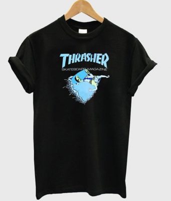 thrasher t shirt rosa