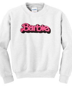 barbie font sweatshirt