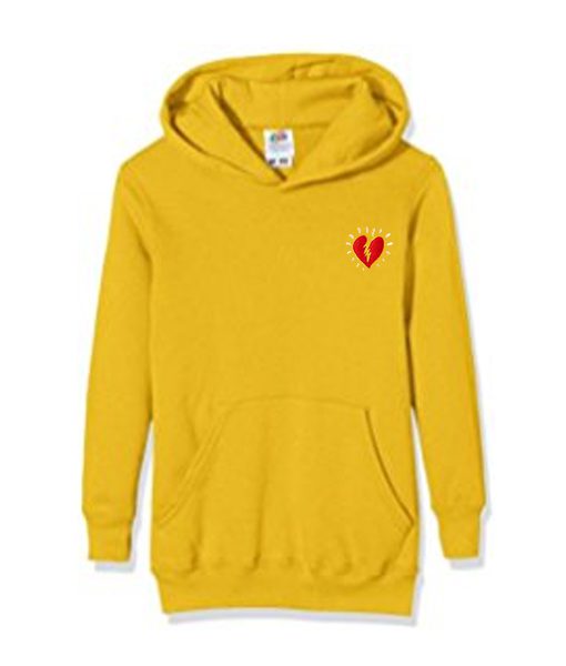 broken heart hoodie