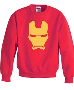 iron man mask sweatshirt