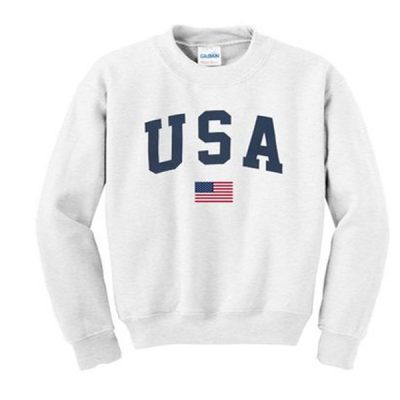 USA Flag Sweatshirt – outfitgod.com