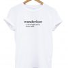 wanderlust t-shirt