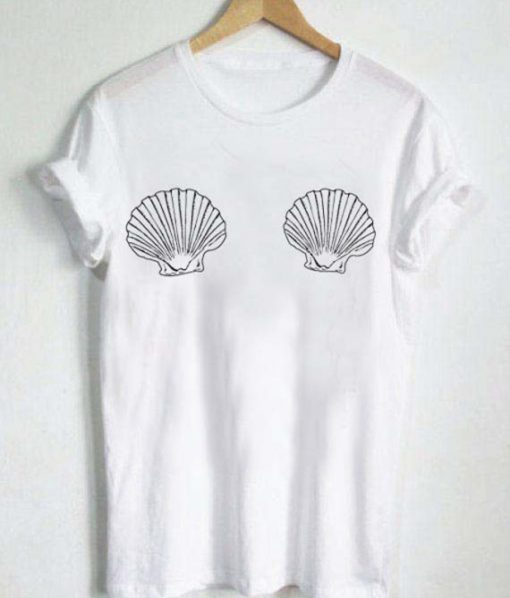 shell bra t-shirt