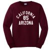 california 85 arizona sweatshirt