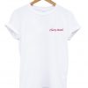 cherry bomb font t-shirt