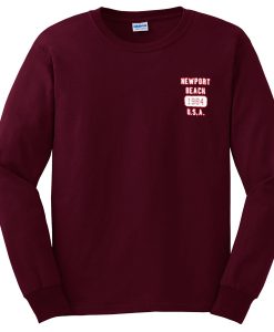newport beach 1984 USA sweatshirt