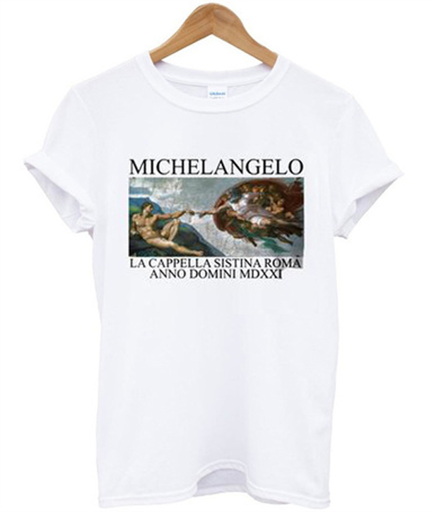 t shirt michelangelo
