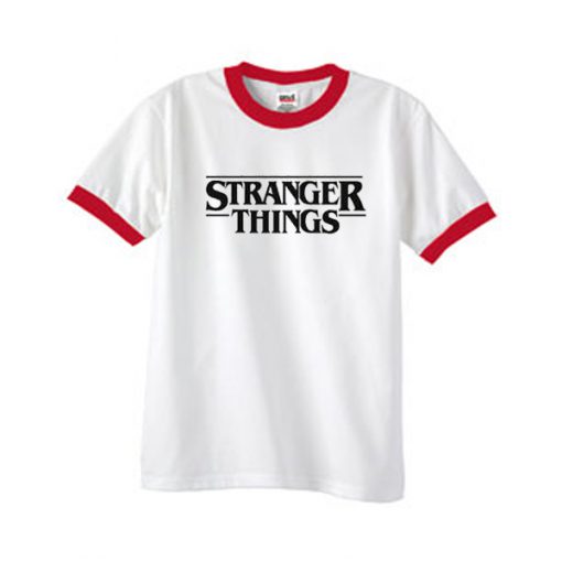 stranger things ringer tshirt