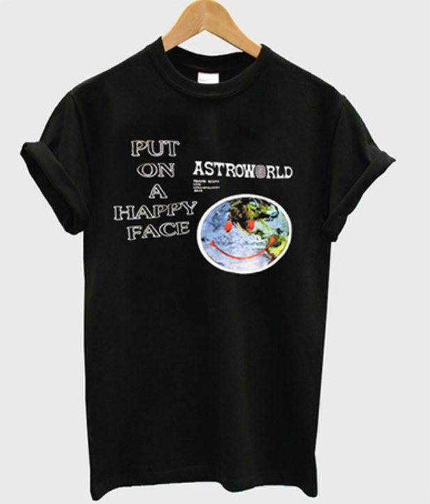 put on a happy face travis scott shirt