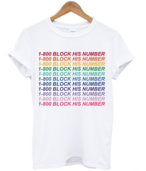 1800 block his number t-shirt