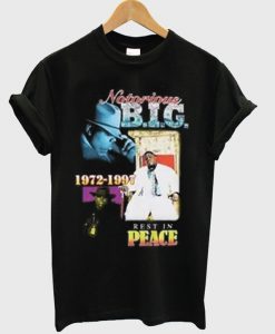 notorious big rerst in peace tshirt