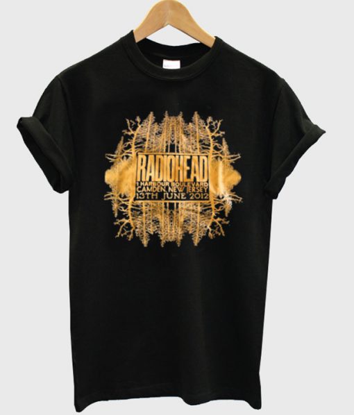 radiohead concert new jersey t-shirt