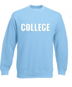 college sweatshirt