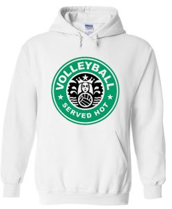 volleyball served hot hoodie