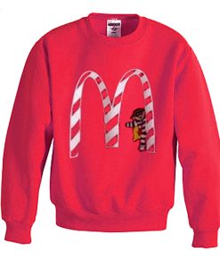 vintage mc donald's christmas sweatshirt