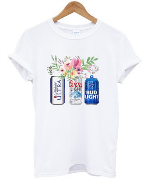 beer flower t-shirt