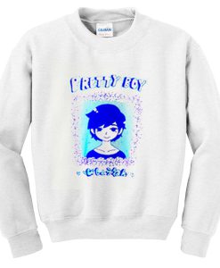 japanese pretty boy anime sweatshirt