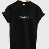 tomboy font t-shirt
