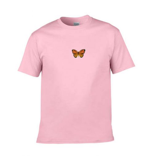 butterfly pink tshirt