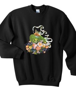RIP and DIP flower sweatshirt