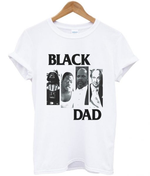 black dad tshirt