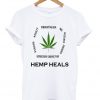 hemp heals t-shirt