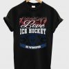 love ice hockey t-shirt