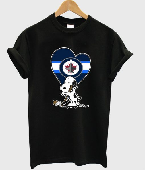snoopy hockey sport t-shirt