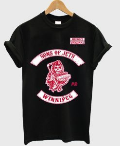sons of jets winnipeg t-shirt