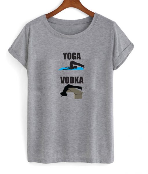 yoga vs vodka tshirt