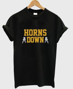 horns down t-shirt