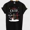christmas begins with christ t-shirt