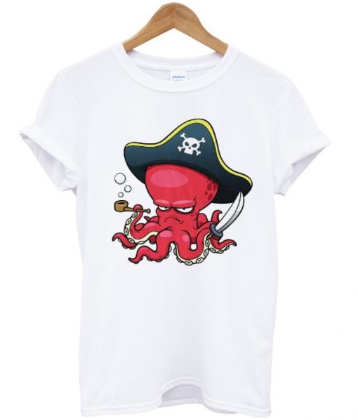pirate octopus t-shirt