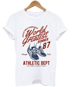world greatest runner 87 t-shirt