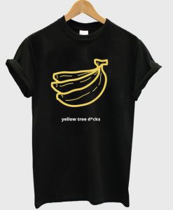 yellow tree dicks banana t-shirt