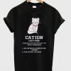 cation t-shirt
