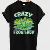 crazy frog lady t-shirt