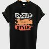 pogue style t-shirt